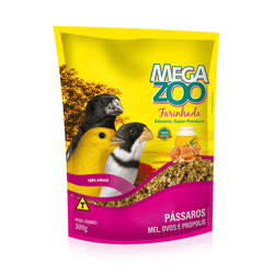 Farinhada Megazoo Mel, Ovos E Própolis Para Pássaros - 300G