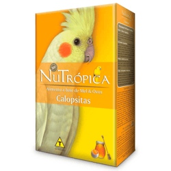 Farinhada Nutrópica Com Mel E Ovos Para Calopsita - 200G - 600 Gramas
