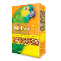Farinhada Para Papagaio Com Mel, Ovos E Frutas Nutrópica 300G - 1 Unidade