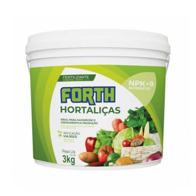 Fertilizante Forth Hortaliças Tecnutri - 3Kg