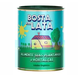 Fertilizante Organico Bosta Em Lata Plantas E Hortalicas 500G