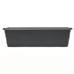 Floreira Roma Desli Preta 25 Cm