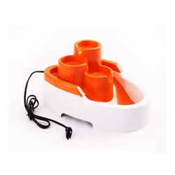 Fonte Durapets Bivolt Laranja Para Cães E Gatos 2,5L