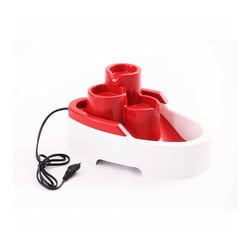 Fonte Durapets Bivolt Vermelha Para Cães E Gatos 2,5L