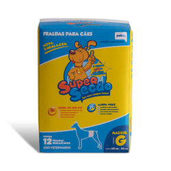 Fralda Supersecão Macho G - 12 Unidades - Tamanho G
