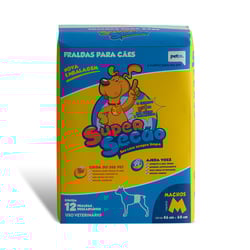 Fralda Supersecção Para Macho Médio - 12 Unidades - Tamanho M