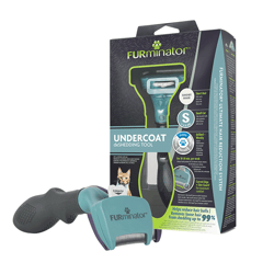 Furminator - Escova Para Gatos De Pelo Curto (Pequeno) - 1 Unidade