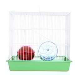 Gaiola Com Escada Hamster Mônaco Verde - 1 Unidade