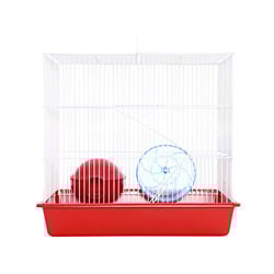 Gaiola Com Escada Hamster Mônaco Vermelha - 1 Unidade