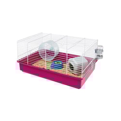 Gaiola Ferplast Criceti 9 Branco E Rosa Para Roedores