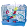 Gaiola Hamster Prime Com Andar Acrilico Azul