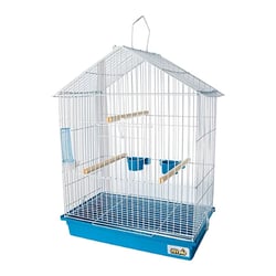 Gaiola Jel Plast Azul Para Calopsita - 1 Unidade