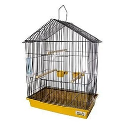 Gaiola Jel Plast Para Calopsita - Black/Amarelo
