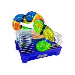 Gaiola Quatiguá Azul Home Tubo Para Hamsters