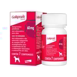 Galliprant Anti-Inflamatório Para Cães 60Mg - 1 Comprimido - 7 Comprimidos