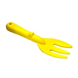 Garfo De Jardinagem Desli Amarelo - 1 Unidade