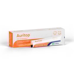 Gel Otológico Auritop Ourofino Para Cães E Gatos 15G - 1 Unidade