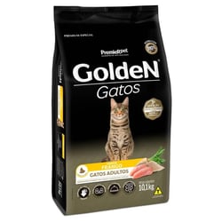 Golden Gatos Adultos Sabor Frango 10,1Kg - 1 Unidade - 10,1 Kilos