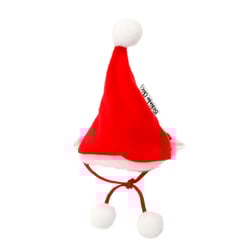 Gorrinho De Natal Bichinho Chic Vermelho Pp Para Cachorros