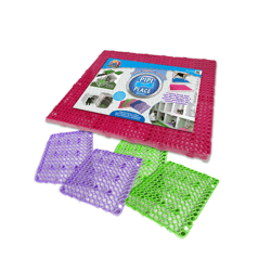 Grade Higiênica Animalíssimo Pipi Place Rosa Para Roedores - 6 Unidades