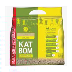 Granulado Higiênico Capim Limão Kat Bom Para Gatos - 6Kg - 6 Kilos