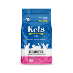 Granulado Higiênico Kets Criadores White 20Kg - 20 Kilos
