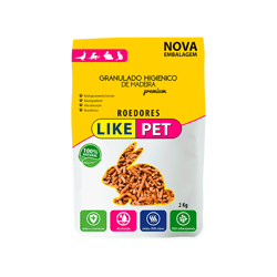 Granulado Higiênico Like Pet Roedores - 2Kg