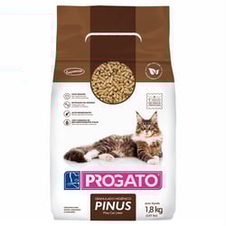 Granulado Higiênico Progato Pinus Para Gatos - 1,8Kg - 1,8 Kilos