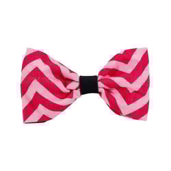 Gravata Griff Dog Chevron Rosa Para Cães - 1 Unidade - Tamanho M