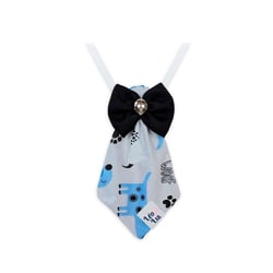 Gravata Pet Jeans Leo E Lia Para Cães E Gatos - 1 Unidade - Tamanho P