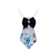 Gravata Pet Jeans Leo E Lia Para Cães E Gatos - 1 Unidade - Tamanho P - Tamanho P