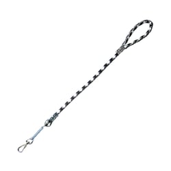 Guia Corda Furacão Pet Com Amortecedor Preta Para Cães - 1,3Cm - 1,3 Centímetros