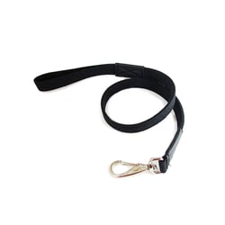 Guia De Algodão Santa Fé Pet Preta 100Cm - 1 Unidade