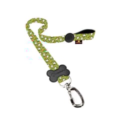Guia De Passeio Meuauau Garfield Verde Pp/P Para Cães - Tamanho PP/P