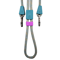 Guia Dupla Com Ajuste Zaylo Cinza 120Cm - 1 Unidade