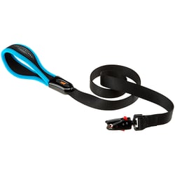 Guia Ferplast Ergofluo Matic Azul Para Cães - 1 Unidade - Tamanho 1