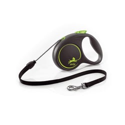 Guia Flexi Bogdahn Black Design Verde Para Cachorros - Tamanho M