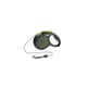 Guia Flexi Design Para Cães Cordão Preto E Verde - 1 Unidade - Tamanho XS - Tamanho XS