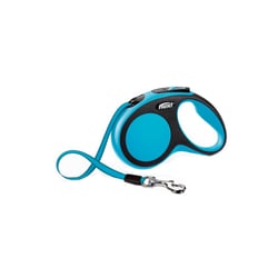 Guia Flexi New Comfort Azul Para Cães - Tamanho P