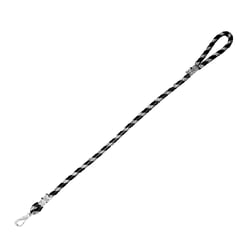Guia Furacão Pet De Corda Roliça Preta Para Cães - 60Cm - 60 Centímetros