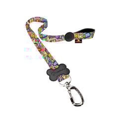 Guia Meuauau Garfield 2 Colorido Para Cães - 1 Unidade - Tamanho PP/P