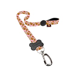 Guia Meuauau Garfield Rosa Para Cães - 1 Unidade - Tamanho PP/P