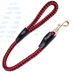 Guia Para Cães Amf Xadrez Vermelho E Preto - 1 Unidade - Tamanho 1