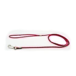 Guia Para Cães Santa Fé Pet Vermelha 130 Cm - 1 Unidade