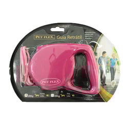 Guia Petflex Soft Premium Rosa Para Cães Até 20Kg - 1 Unidade