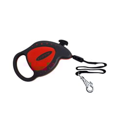 Guia Regular Ferplast Flippy Para Cães Mini Vermelha - 1 Unidade