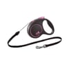 Guia Retrátil Black Design Flexi Rosa Pp - 1 Unidade