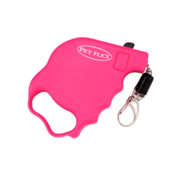 Guia Retrátil Classic Pet Flex Rosa Para Cães Até 5Kg - 2M