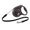 Guia Retrátil Flexi Black Design Prata Pp - 1 Unidade