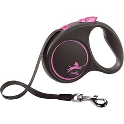 Guia Retrátil Flexi - Design Fita Rosa M - 1 Unidade